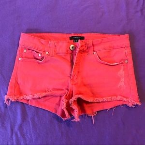 (SOLD on another site) Pink Cutoff Shorts